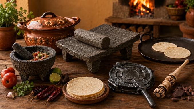 traditionelle Utensilien der mexikanische Küche
